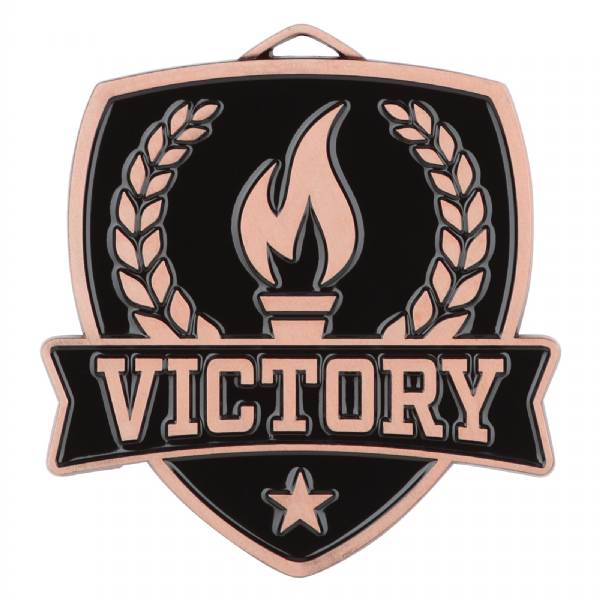 2 1/2" Victory Shield Series Award Medal #4
