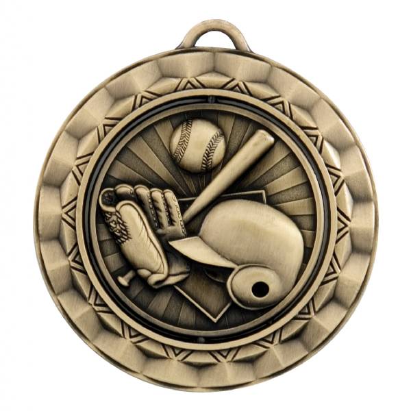 2 5/16" Spinner Series Baseball Award Medal #2