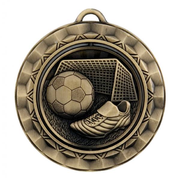 2 5/16" Spinner Series Soccer Award Medal #2