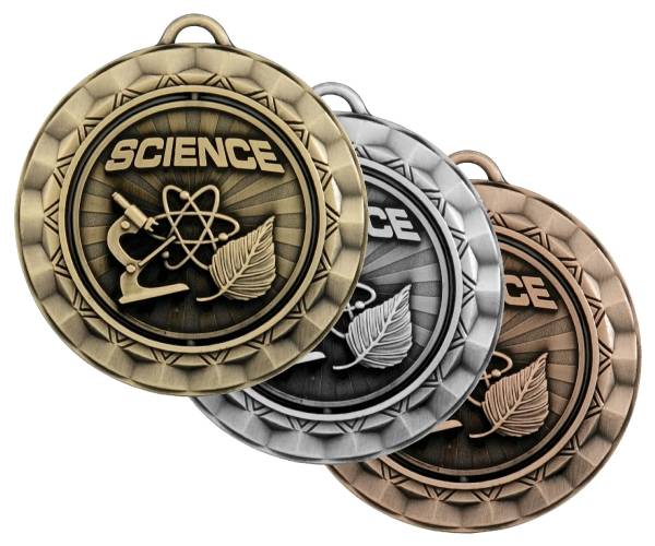 2 5/16" Spinner Series Science Award Medal