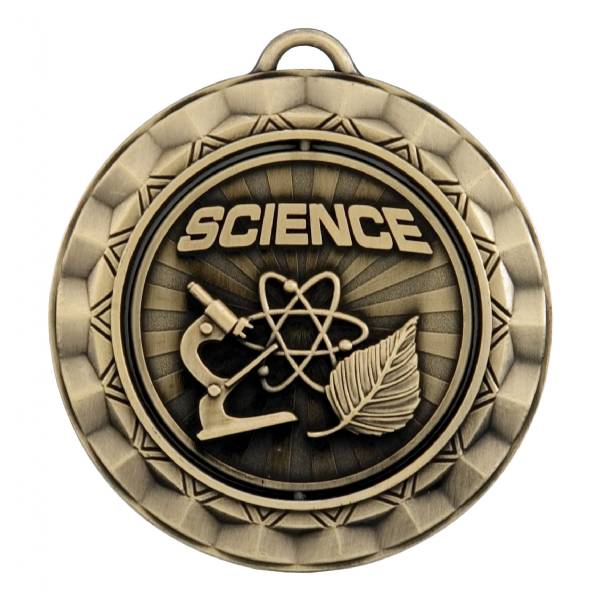 2 5/16" Spinner Series Science Award Medal #2