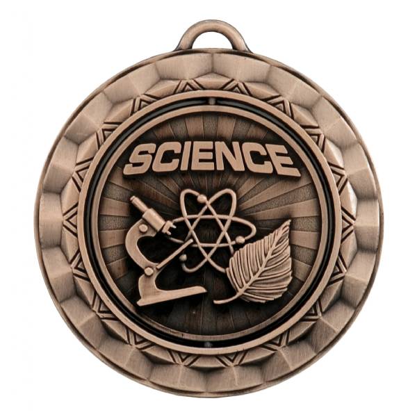 2 5/16" Spinner Series Science Award Medal #4