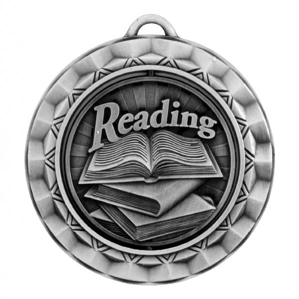 2 5/16" Spinner Series Reading Award Medal #3