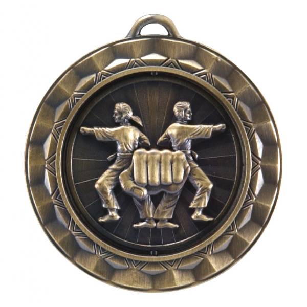 2 5/16" Spinner Series Karate Award Medal #2