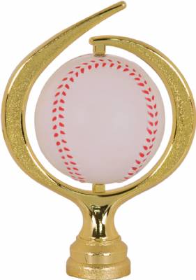 6" Color Soft Swirl Baseball Spinner Plastic Figure