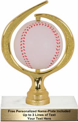6 3/4" Spinning Soft - Baseball Trophy Kit