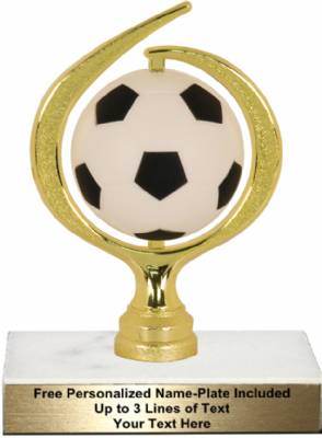 6 3/4" Spinning Soft - Soccer Trophy Kit