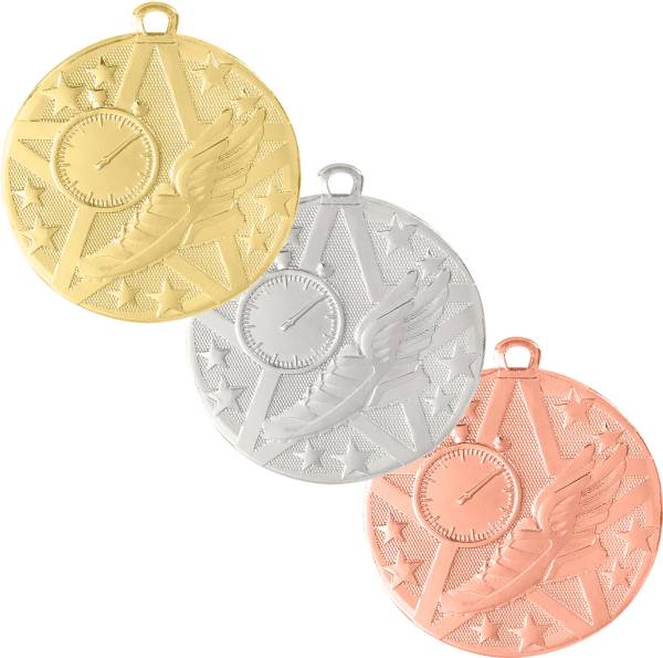 2" Track StarBurst Series Medal