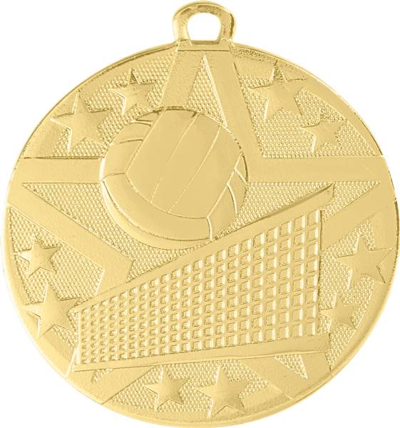 2" Volleyball StarBurst Series Medal #2