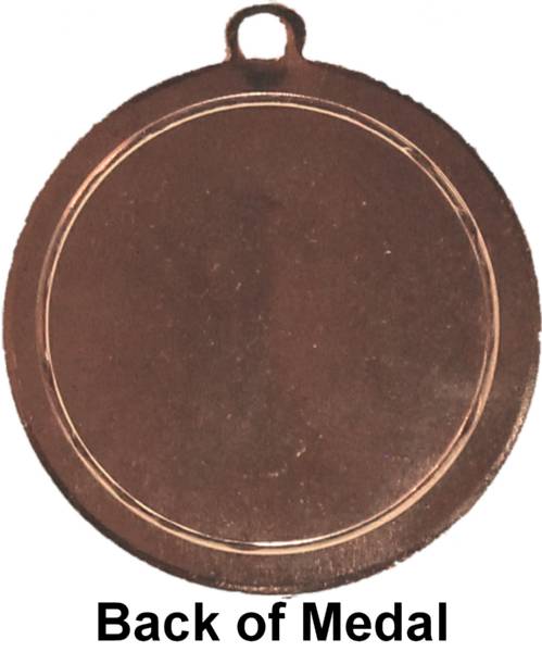 2" Bronze 3rd Place StarBurst Series Medal #2