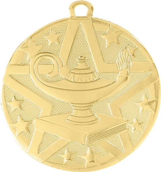 2" Lamp of Knowledge StarBurst Series Medal #2