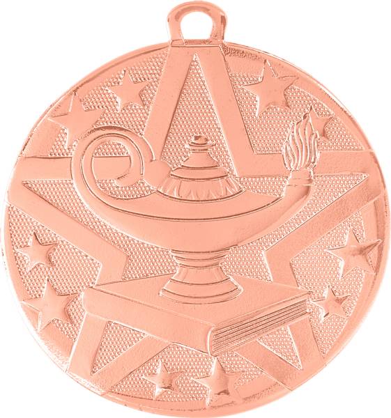 2" Lamp of Knowledge StarBurst Series Medal #4