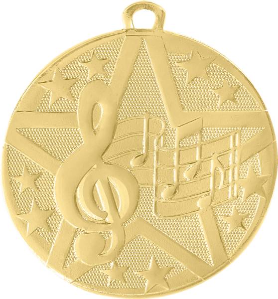 2" Music StarBurst Series Medal #2