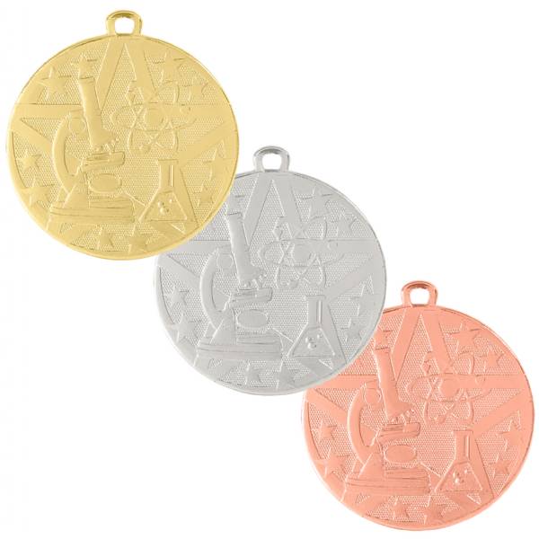 2" Science StarBurst Series Medal