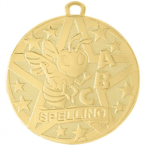 2" Spelling Bee StarBurst Series Medal #2