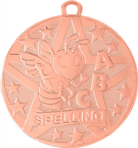 2" Spelling Bee StarBurst Series Medal #4