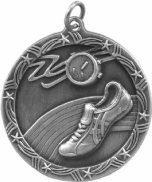 Shooting Star 1 3/4" Track Award Medal #3