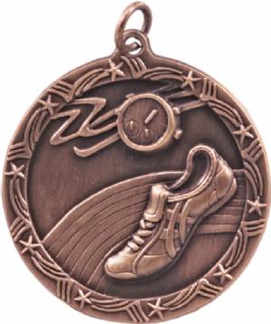 Shooting Star 1 3/4" Track Award Medal #4