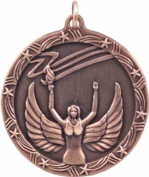 Shooting Star 1 3/4" Victory Award Medal #4