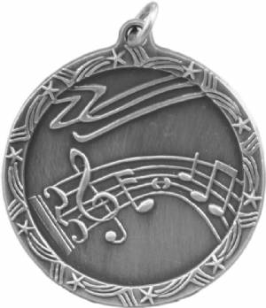 Shooting Star 1 3/4" Music Award Medal #3
