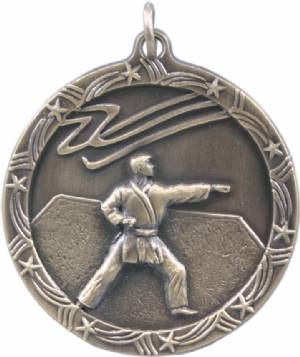 Shooting Star 1 3/4" Karate Award Medal #2