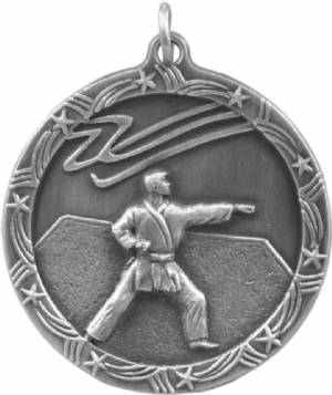 Shooting Star 1 3/4" Karate Award Medal #3