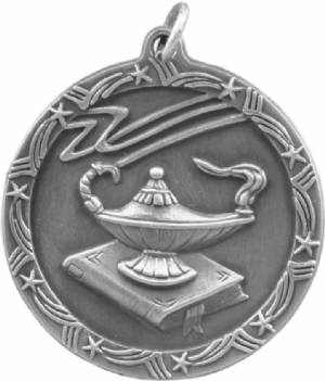 Shooting Star 1 3/4" Lamp of Knowledge Award Medal #3