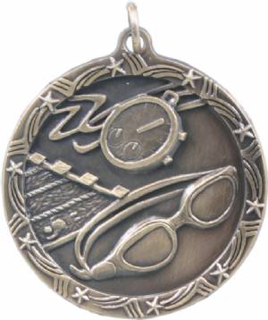 Shooting Star 1 3/4" Swimming Award Medal #2