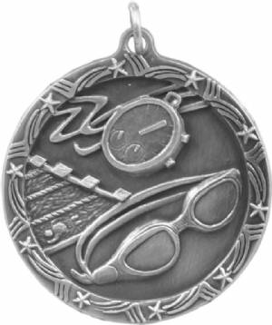 Shooting Star 1 3/4" Swimming Award Medal #3