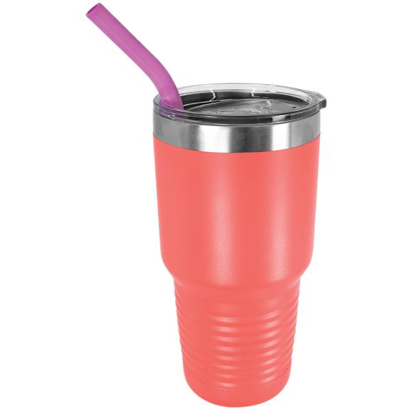 Silicone Reusable Drinking Straw 10" 8-colors Large #10