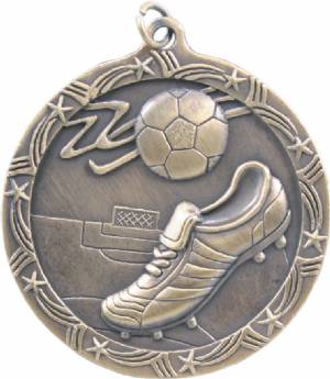 Shooting Star 2 1/2" Soccer Award Medal #2