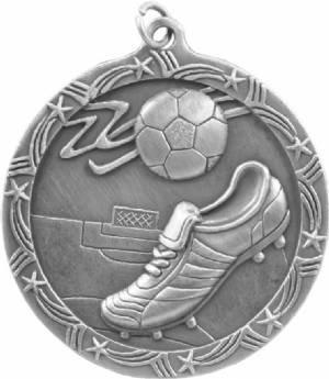 Shooting Star 2 1/2" Soccer Award Medal #3