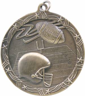 Shooting Star 2 1/2" Football Award Medal #2
