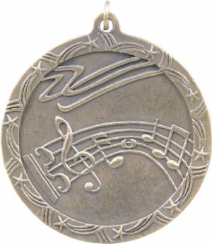 Shooting Star 2 1/2" Music Award Medal #2