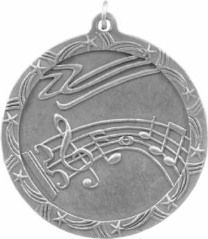 Shooting Star 2 1/2" Music Award Medal #3