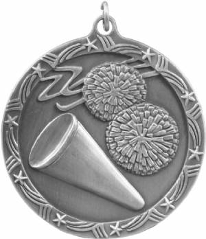 Shooting Star 2 1/2" Cheerleading Award Medal #3