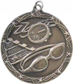 Shooting Star 2 1/2" Swimming Award Medal #2