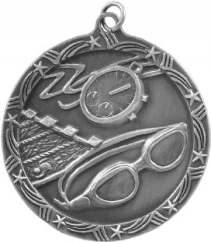 Shooting Star 2 1/2" Swimming Award Medal #3