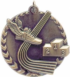 Millennium 1 3/4" Award Track Medal #2