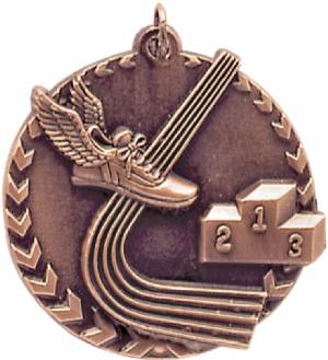 Millennium 1 3/4" Award Track Medal #4