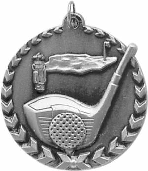 Millennium 1 3/4" Award Golf Medal #3