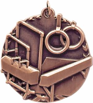 Millennium 1 3/4" Award Gymnastics Medal #4