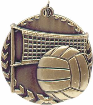 Millennium 1 3/4" Award Volleyball Medal #2