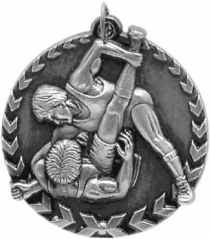 Millennium 1 3/4" Award Wrestling Medal #3