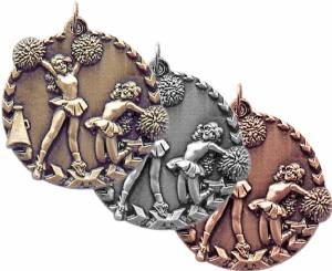 Millennium 1 3/4" Award Cheerleading Medal #1