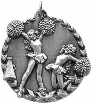 Millennium 1 3/4" Award Cheerleading Medal #3