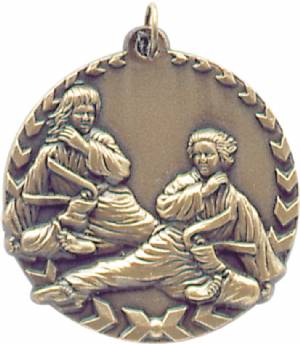 Millennium 1 3/4" Award Karate Medal #2