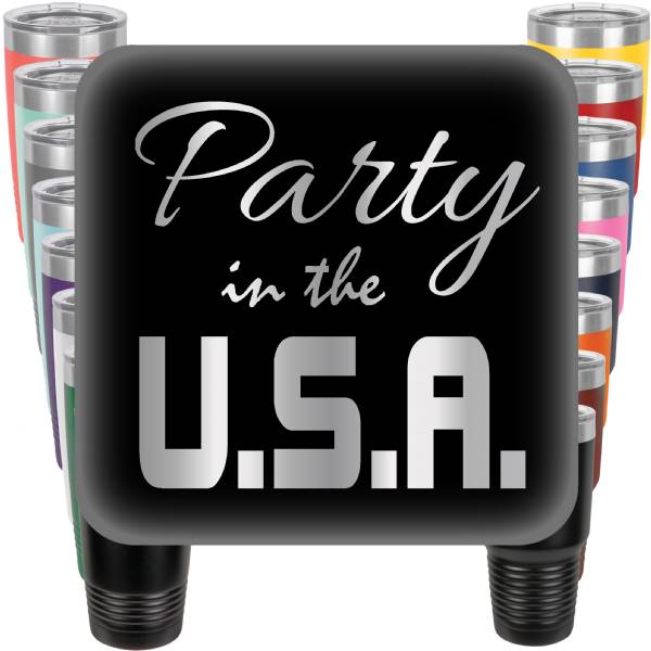 Party in the U.S.A. Engraved Tumbler