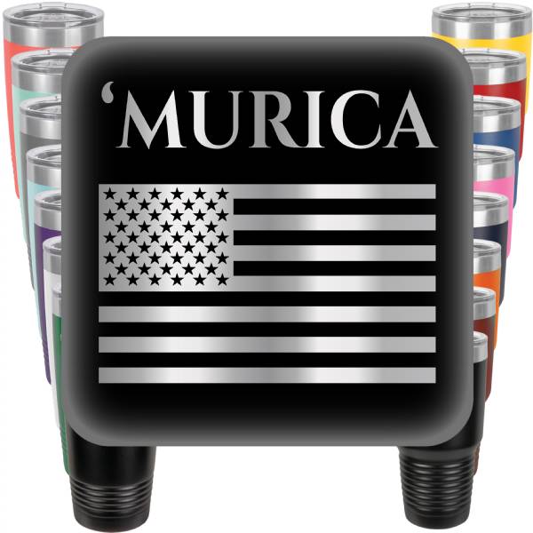 Murica Engraved Tumbler