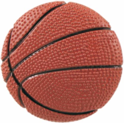 2" Color Self-Adhesive Basketball Plastic Relief Insert